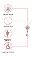 Hello Kitty Austrian Crystal Necklace