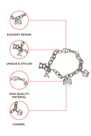 Hello Kitty Crown Austrian Crystal Bracelet