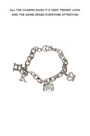 Hello Kitty Crown Austrian Crystal Bracelet