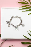 Hello Kitty Crown Austrian Crystal Bracelet