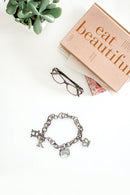 Hello Kitty Crown Austrian Crystal Bracelet