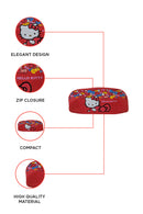 Hello Kitty Red Bow Print Pencil Case