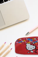 Hello Kitty Red Bow Print Pencil Case