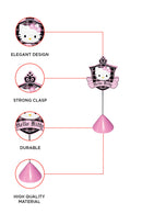 Hello Kitty Prep 1976 Memo Clip