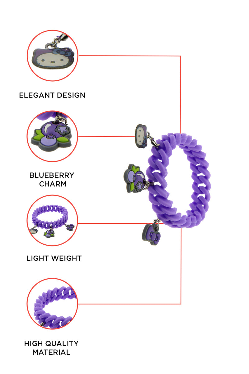 Hello kitty Blueberry (purple) Scented Bracelet