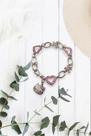 Hello Kitty Austrian Crystal Bracelet 22 cm