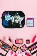 Justin Bieber Cosmetic Case Black With Zip And Compact Mirror Girls/Boys Gift Set