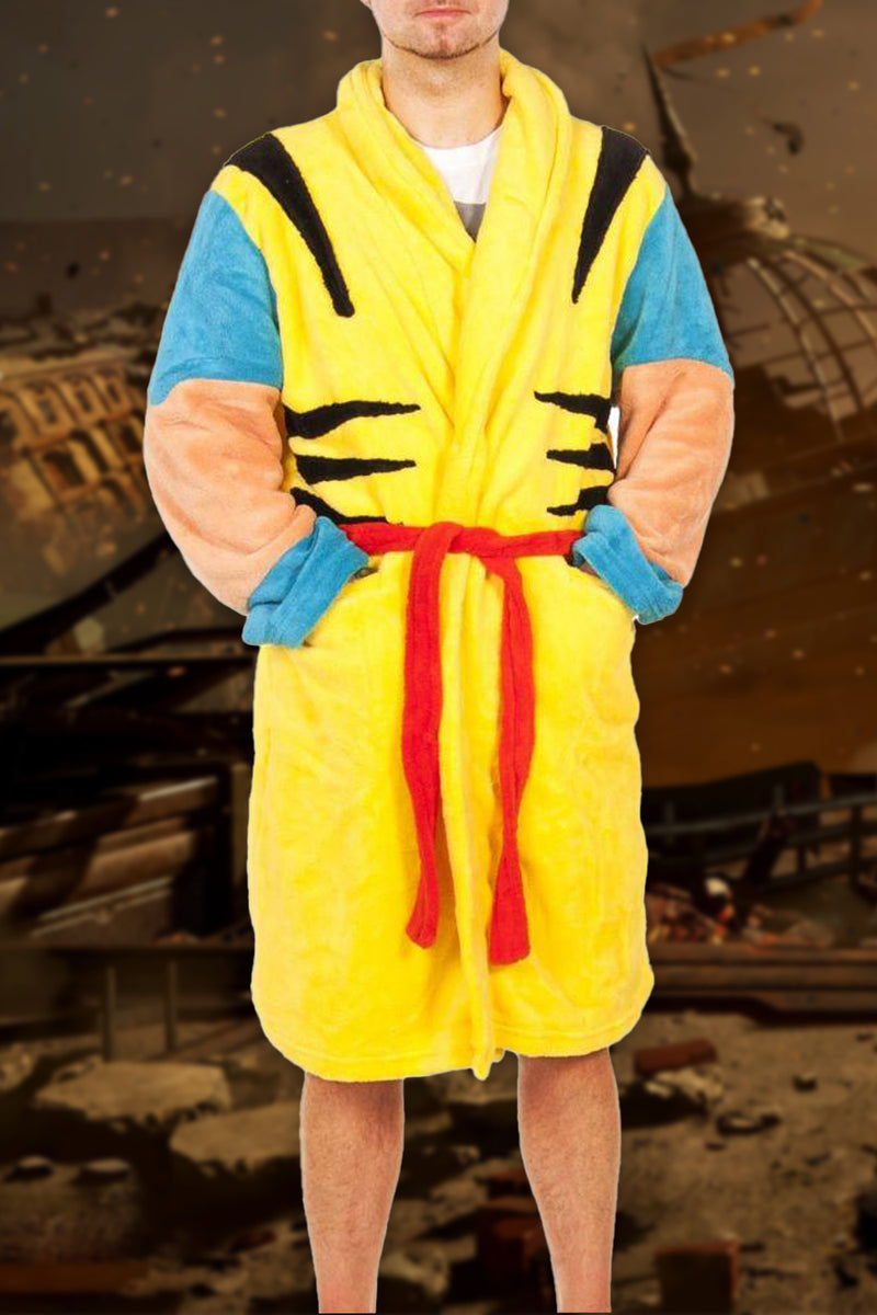 Marvel Wolverine Fleece Bathrobe
