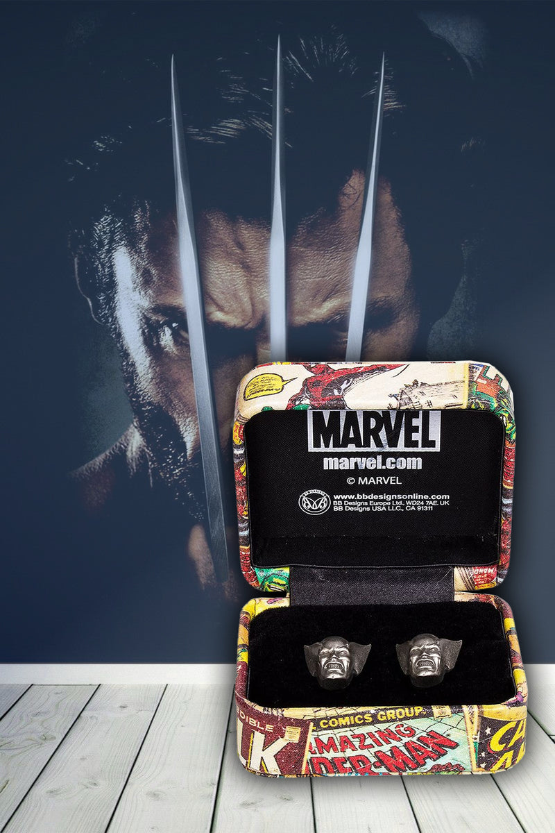 Marvel Comics Men’s Super Hero Wolverine 3D Cufflinks with gift box