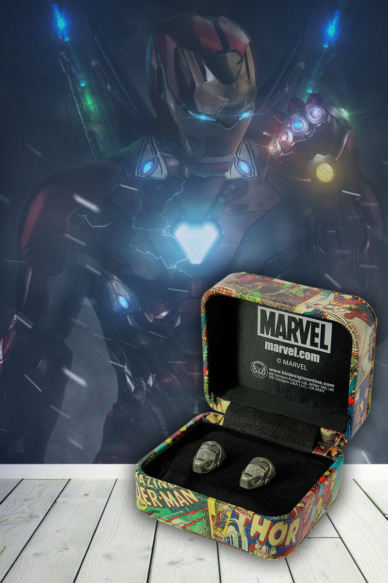 Marvel Comics Men’s Super Hero Iron Man 3D Cufflinks