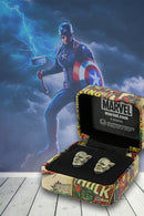 Marvel Comics Men’s Super Hero Captain America 3D Cufflinks