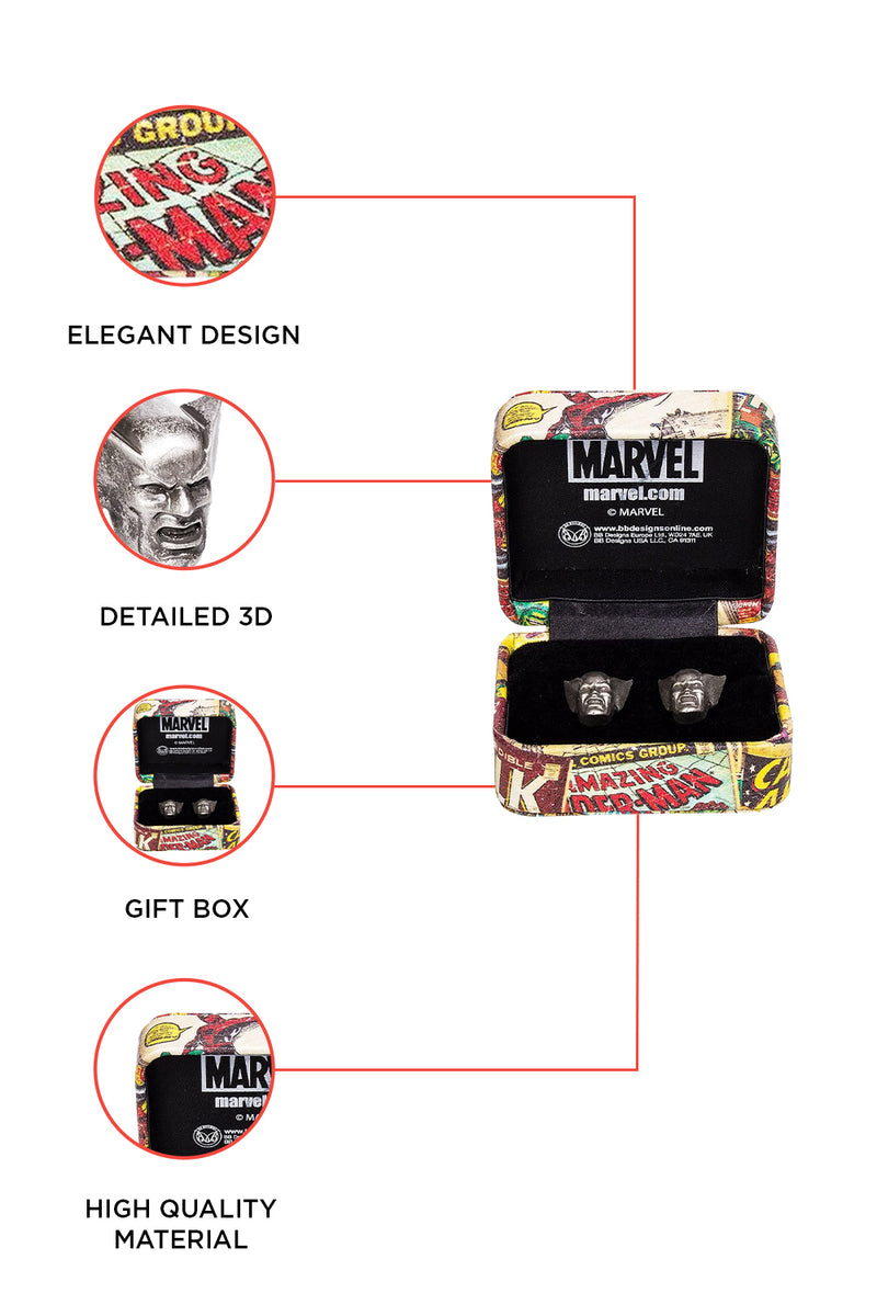 Marvel Comics Men’s Super Hero Wolverine 3D Cufflinks with gift box