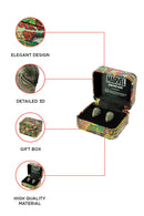 Men's Super Hero Spiderman 3D Cufflinks /Marvel Comics  With Gift Box