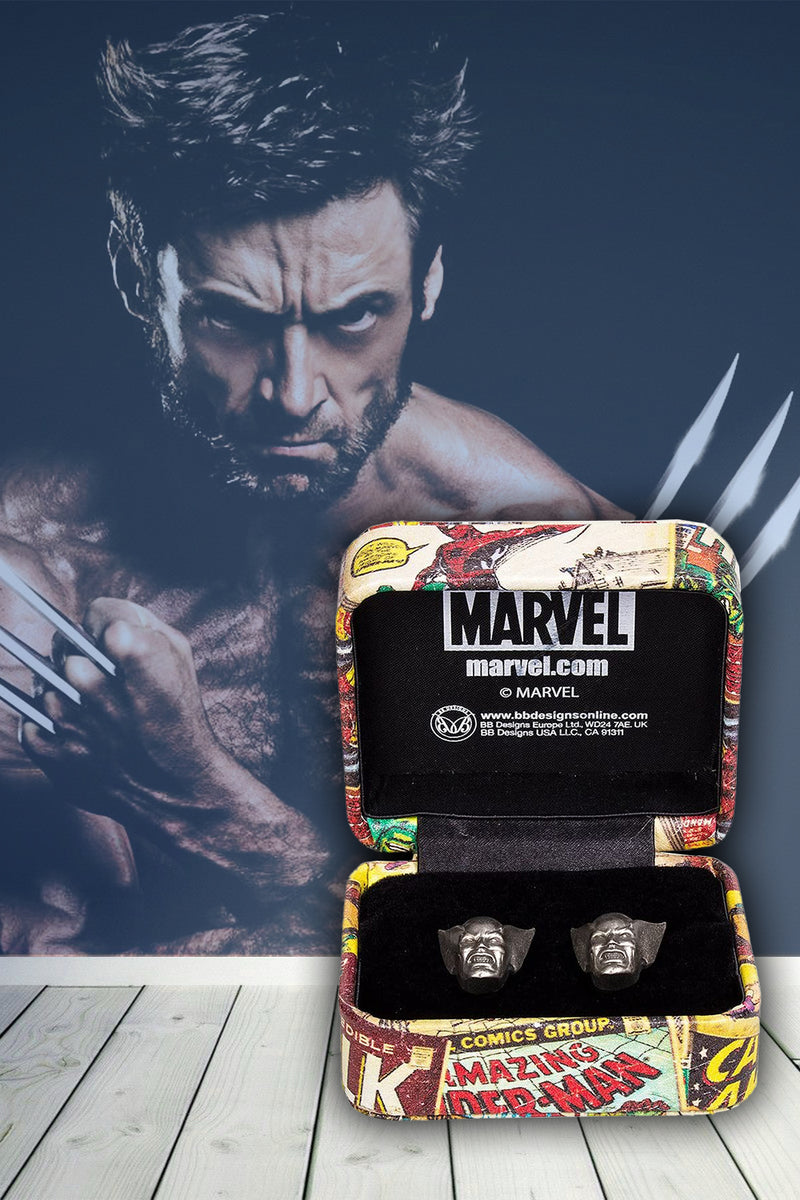 Marvel Comics Men’s Super Hero Wolverine 3D Cufflinks with gift box