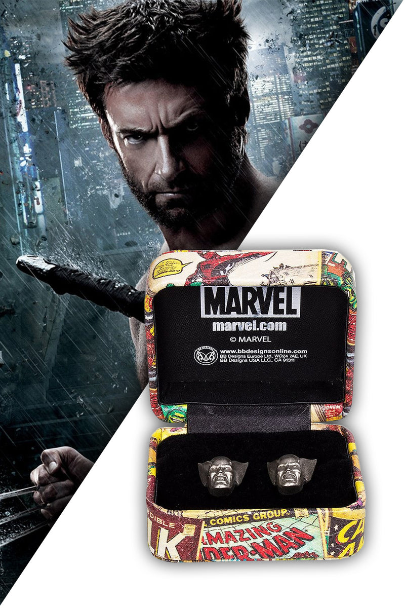 Marvel Comics Men’s Super Hero Wolverine 3D Cufflinks with gift box