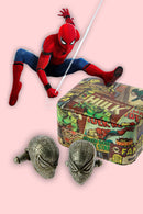 Men's Super Hero Spiderman 3D Cufflinks /Marvel Comics  With Gift Box