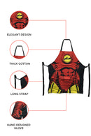 Marvel Iron Man Apron & Glove Set