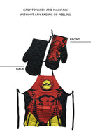 Marvel Iron Man Apron & Glove Set