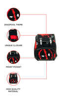 Marvel Deadpool Twelve Bullets Canvas Backpack