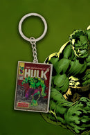 Marvel Comic Close Up Hulk Metal Key Ring