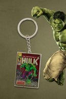 Marvel Comic Close Up Hulk Metal Key Ring