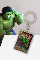 Marvel Comic Close Up Hulk Metal Key Ring