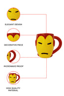 Marvel Comic 3D Iron-Man Mug