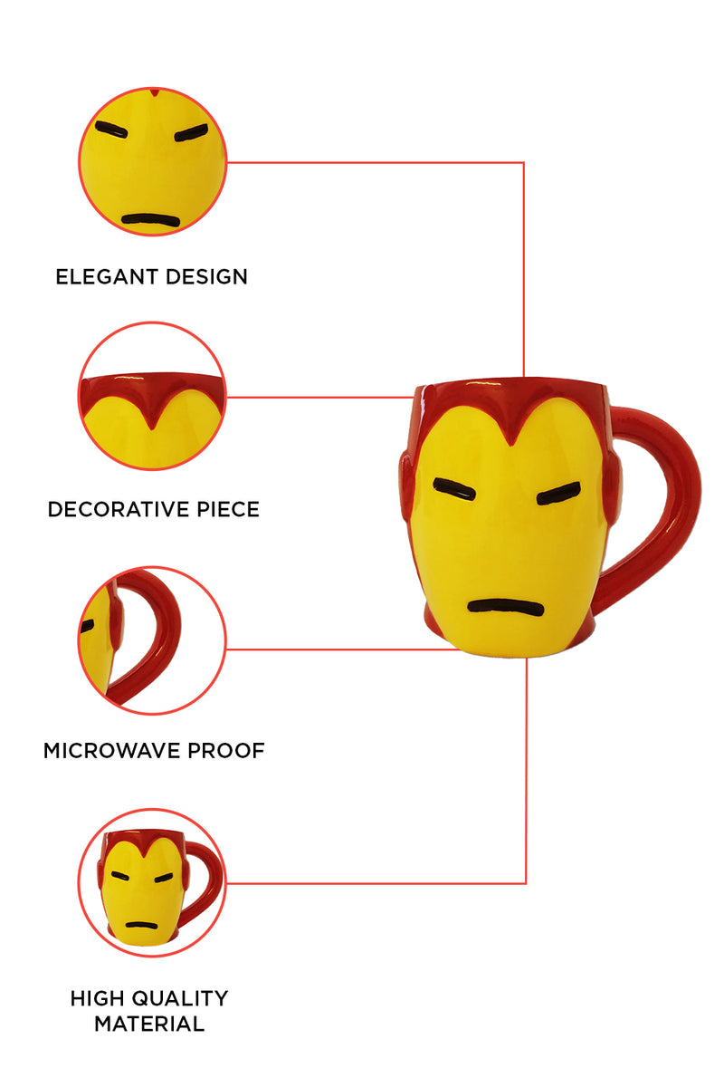 Marvel Comic 3D Iron-Man Mug