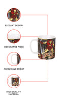Marvel Comic Close Up Iron Man Ceramic Mug