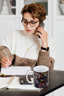 Marvel Comic Black Ceramic Mug