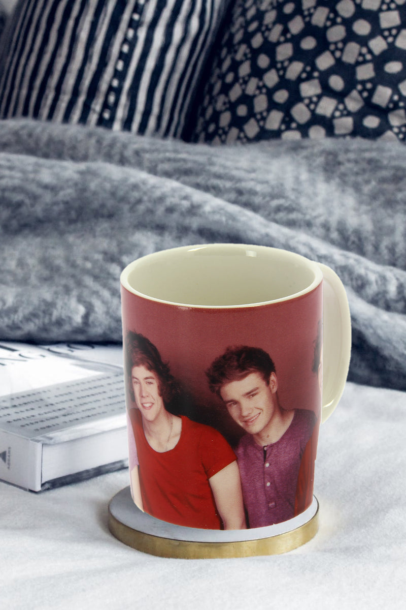 One Direction Gold Ceramic Mug  with Gift Box – Official Merchandise Coffee Cup
