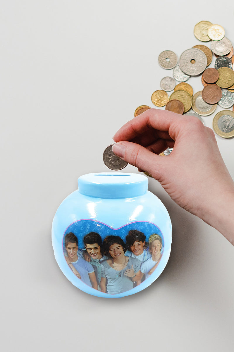 One Direction Red And Blue Ceramic Money Pot one-direction-red-and-blue-ceramic-money-pot