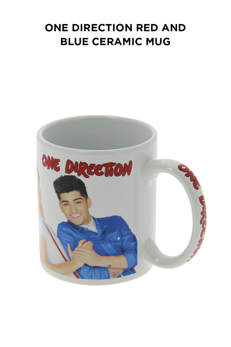 One Direction Red and Blue Ceramic Mug