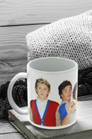 One Direction Red and Blue Ceramic Mug