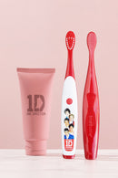 Brush Buddies One Direction Singing Tooth Brush One Direction Singing (Live while we’re young) is designed in USA and looks great with a cute picture of all the band members on the handle looking back at you. Exclusively Available at Reliance Gifts ww.reliancegifts.co.uk