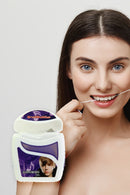 Justin Bieber Mint Floss  is white and purple colour which is designed in USA .It is a Bieber mint floss must to keep your Bieber smile look great. Justin Bieber floss contains 55 yards of waxed, mint flavoured dental floss, styled after the sensational young star Justin Bieber.