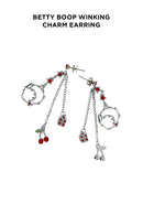 Betty Boop Winking Charm Earring