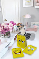SpongeBob square pants writing pad set (Grumpy, Blushing and Happy Face)