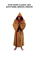 Star Wars Classic Jedi Bath Robe, Brown, Medium