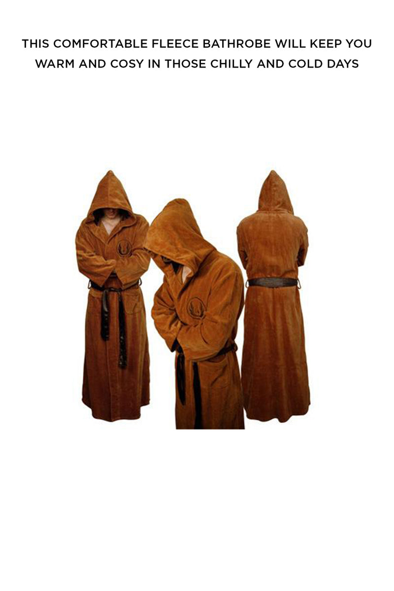 Star Wars Classic Jedi Bath Robe, Brown, Medium