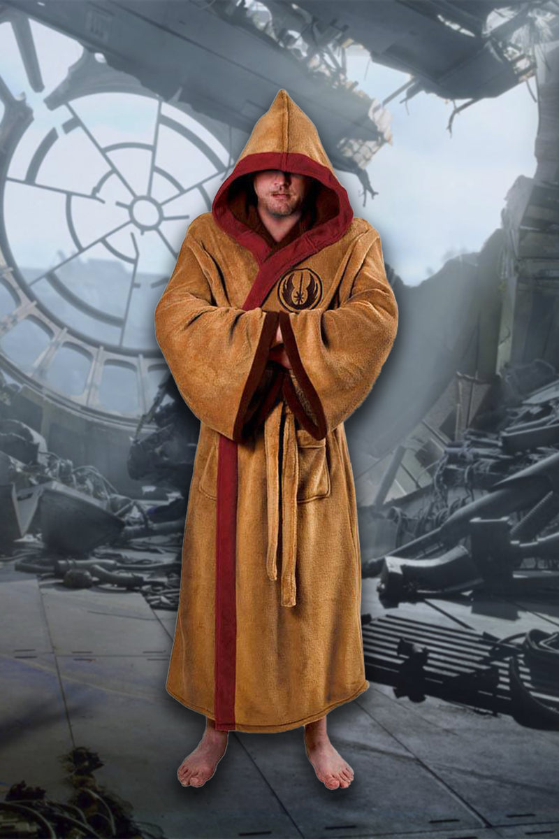Star Wars Classic Jedi Bath Robe, Brown, Medium