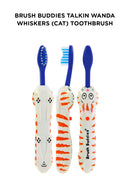 Brush Buddies Talkin Wanda Whiskers (Cat) Toothbrush - Blue