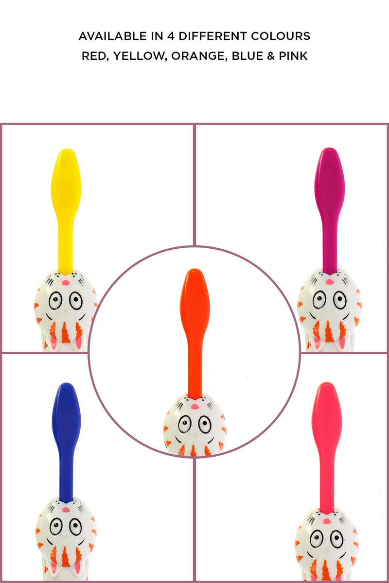 Brush Buddies Talkin Wanda Whiskers (Cat) Toothbrush - Red