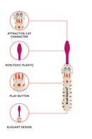 Brush Buddies Talkin Wanda Whiskers (Cat) Toothbrush - Pink