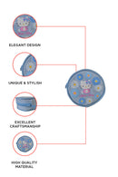 Hello Kitty Blue Blossom Coin Purse