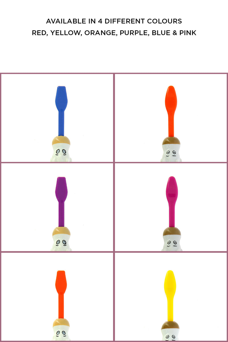 Brush Buddies Talkin Moo Reece (Cow)Toothbrush -Orange