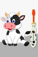 Brush Buddies Talkin Moo Reece (Cow)Toothbrush -Orange