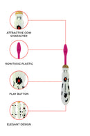 Brush Buddies Talkin Moo Reece (Cow)Toothbrush -Pink