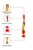 Brush Buddies Stand-in Leo (Lion) Toothbrush- Red