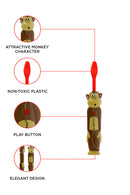 Brush Buddies Talkin' Toothbrush - Swingin Sammy (Monkey) -Red